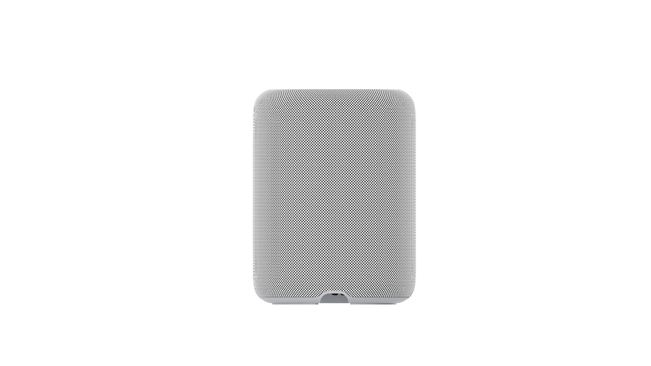 WiiM Home Sound Lite Smart Speaker with Hi-Res Audio, RoomFit™ & Multi-Room Playback - White