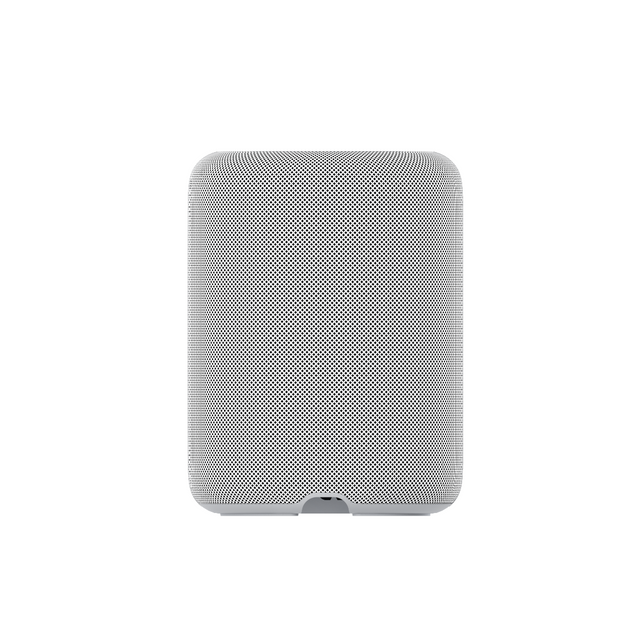 WiiM Home Sound Lite Smart Speaker with Hi-Res Audio, RoomFit™ & Multi-Room Playback - White