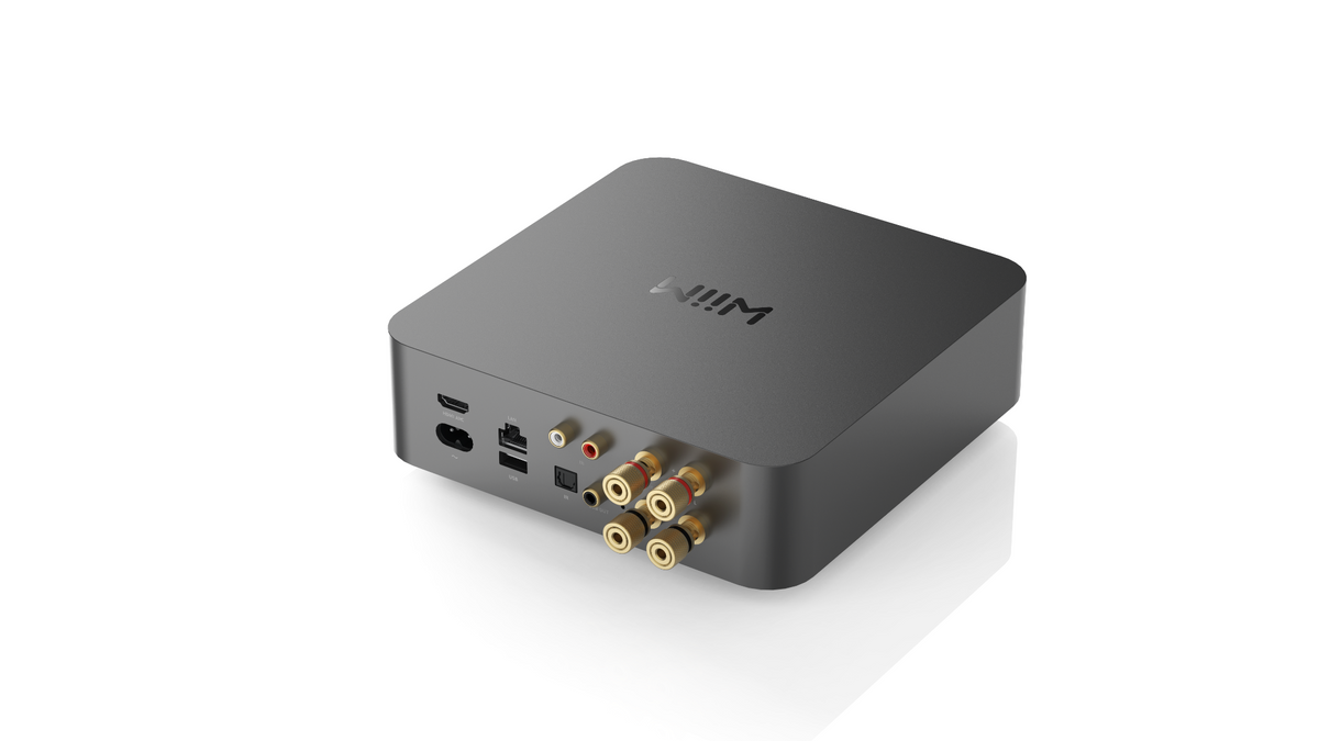 WiiM Amp Pro Wireless Streaming Amplifier - Space Grey