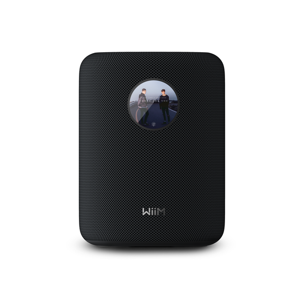WiiM Home Smart Speaker with Hi-Res Audio, RoomFit™ & Multi-Room Streaming - Black