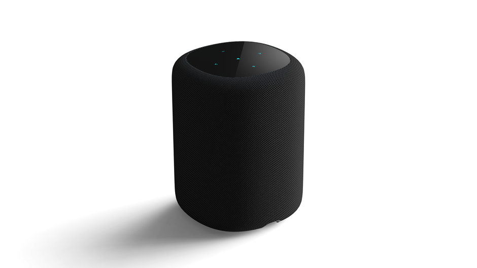 WiiM Home Smart Speaker with Hi-Res Audio, RoomFit™ & Multi-Room Streaming - Black