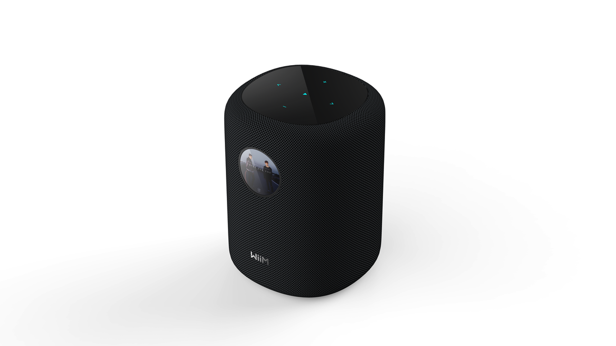 WiiM Home Smart Speaker with Hi-Res Audio, RoomFit™ & Multi-Room Streaming - Black