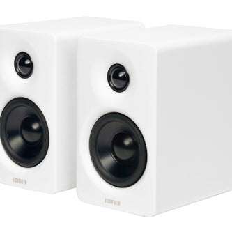 Edifier M60 2.0 Compact Desktop Hi-Res Bluetooth Speaker System - With Stands - White