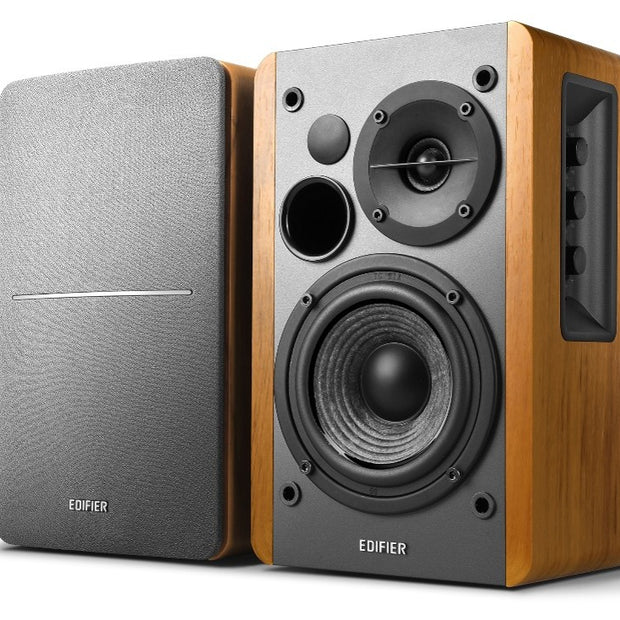 Edifier R1280DB Active 2.0 Bluetooth Bookshelf Speaker Set - Brown