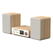 PURE Stereo Music System with Internet Radio, DAB+, FM, CD, Bluetooth and Phono Input  white/Oak