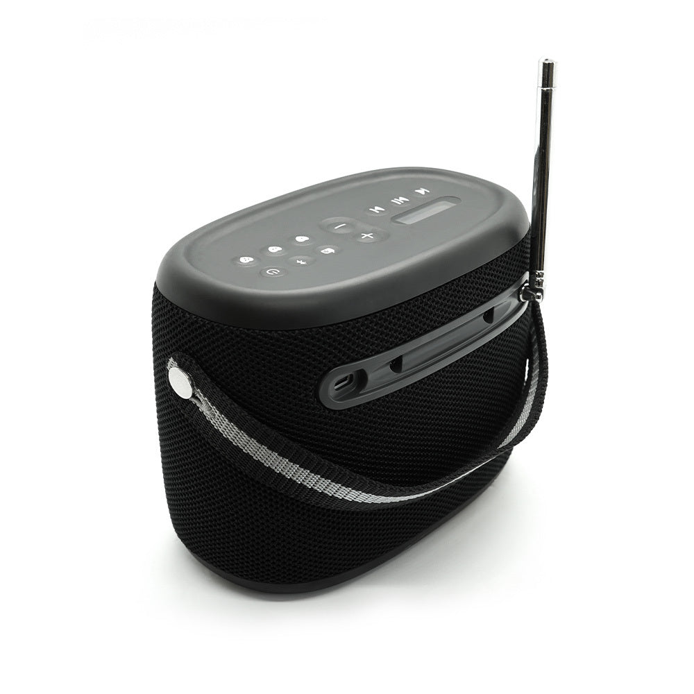 PURE Woodland Waterproof Outdoor Speaker with Bluetooth and FM/DAB+ Radio, Black