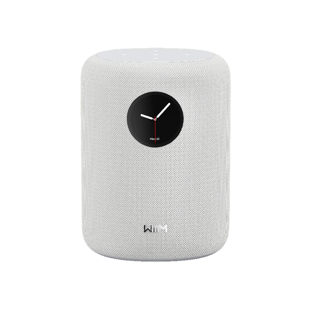WiiM Home Smart Speaker with Hi-Res Audio, RoomFit™ & Multi-Room Streaming - White