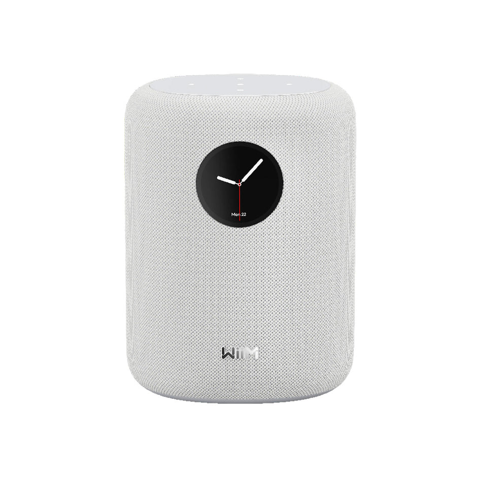 WiiM Home Smart Speaker with Hi-Res Audio, RoomFit™ & Multi-Room Streaming - White