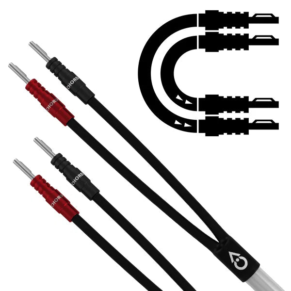 Chord ClearwayX Speaker Cable 3m Banana to Banana Pair