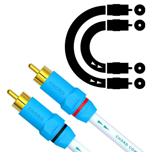 Chord C-series 2RCA to 2RCA Cable 1m