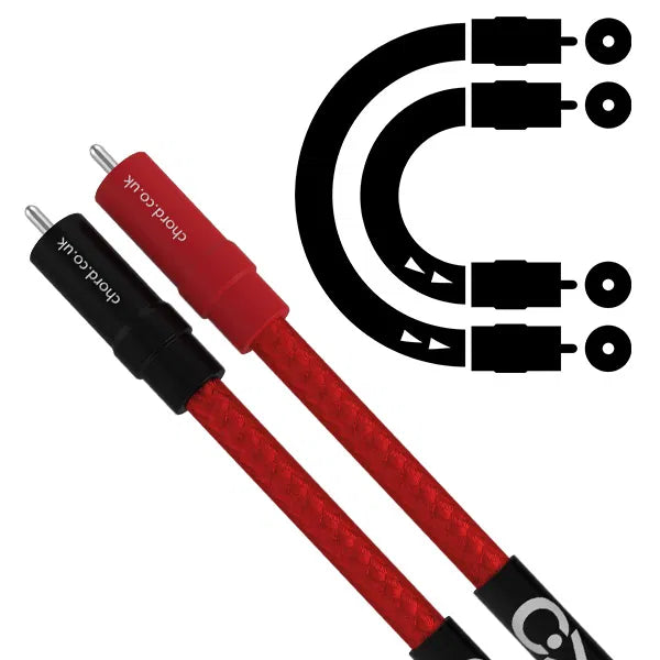 Chord ShawlineX 2RCA to 2RCA Cable 1m