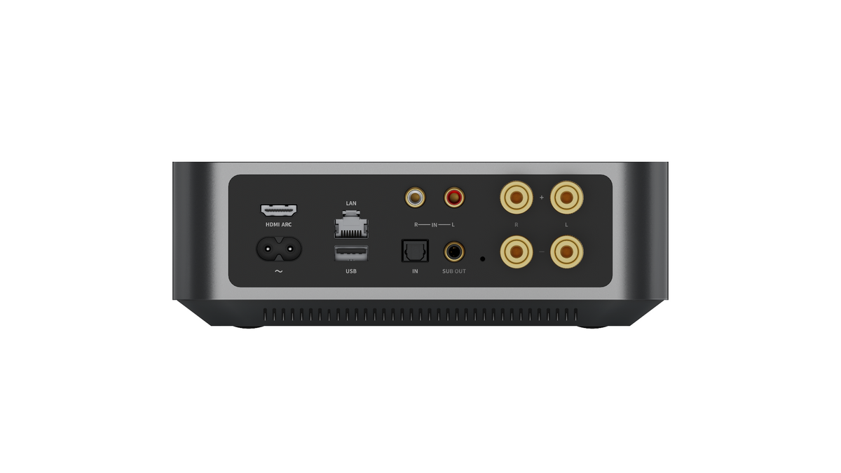 WiiM Amp Wireless Streaming Amplifier - Space Grey