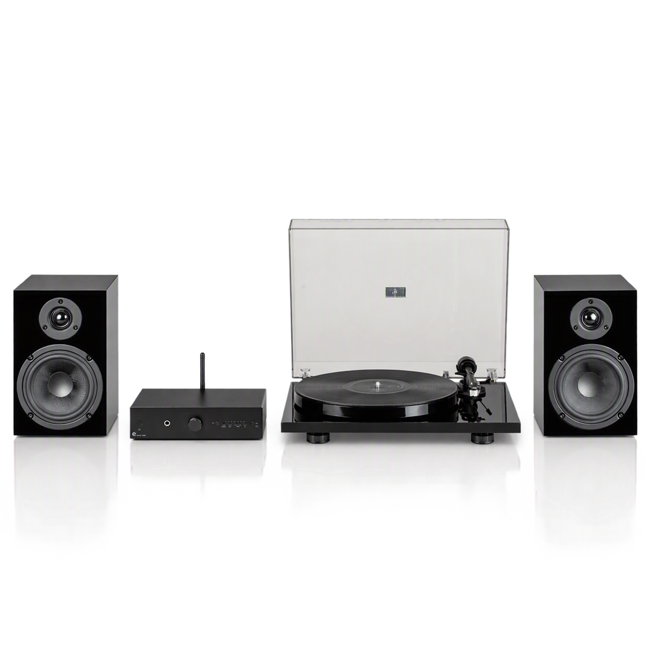 Pro-Ject Hi-Fi Sets Stereo Set E1 Complete Home Audio System - Black