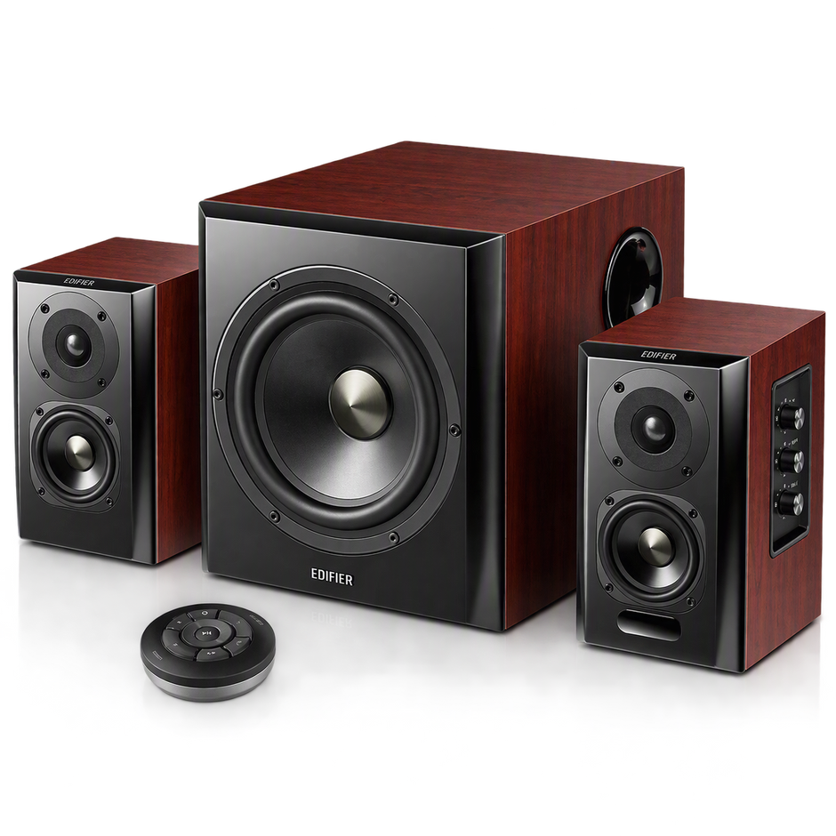 Edifier S350DB 2.1 Active Bluetooth Multimedia Speaker System - Brown