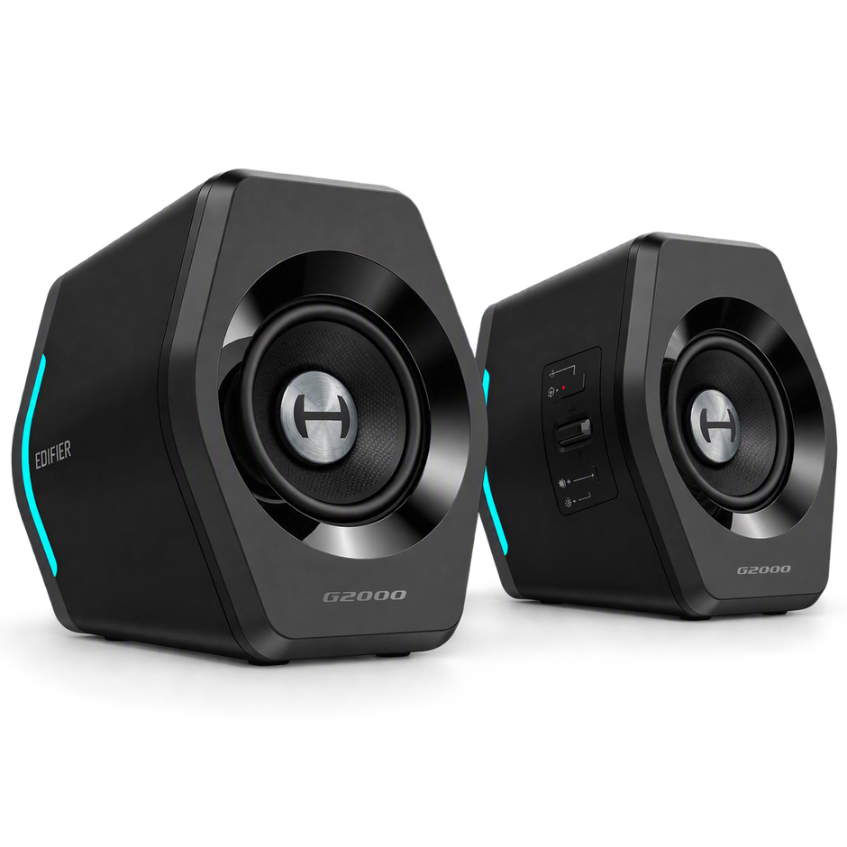Edifier G2000 2.0 Bluetooth Gaming Speakers With RGB Lighting - Black