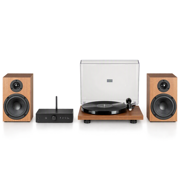 Pro-Ject Hi-Fi Sets Stereo Set E1 Complete Home Audio System - Walnut
