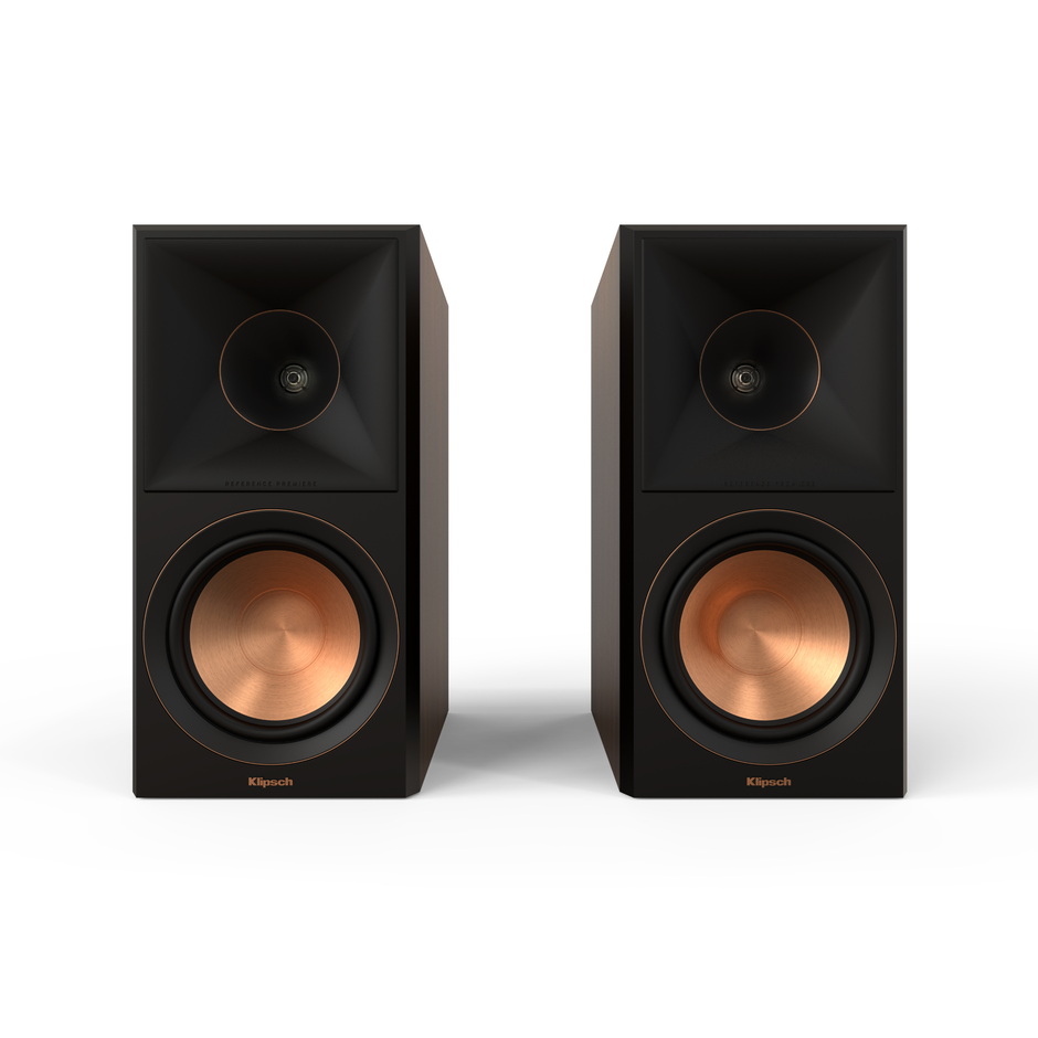 Klipsch Reference Premiere RP-600M II Bookshelf Speakers Walnut